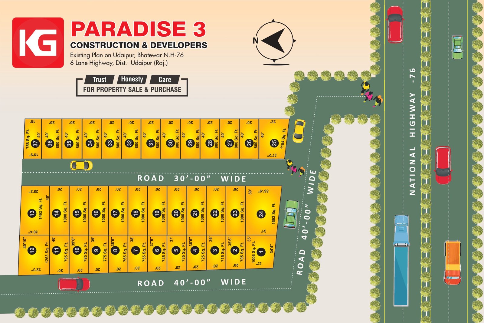 KG Construction & Developers - Paradise III