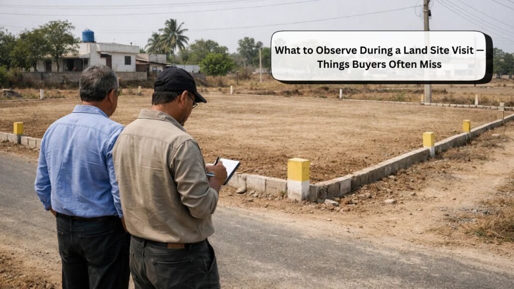 Land Site Visit || what to check before buying land || land buying decision factors