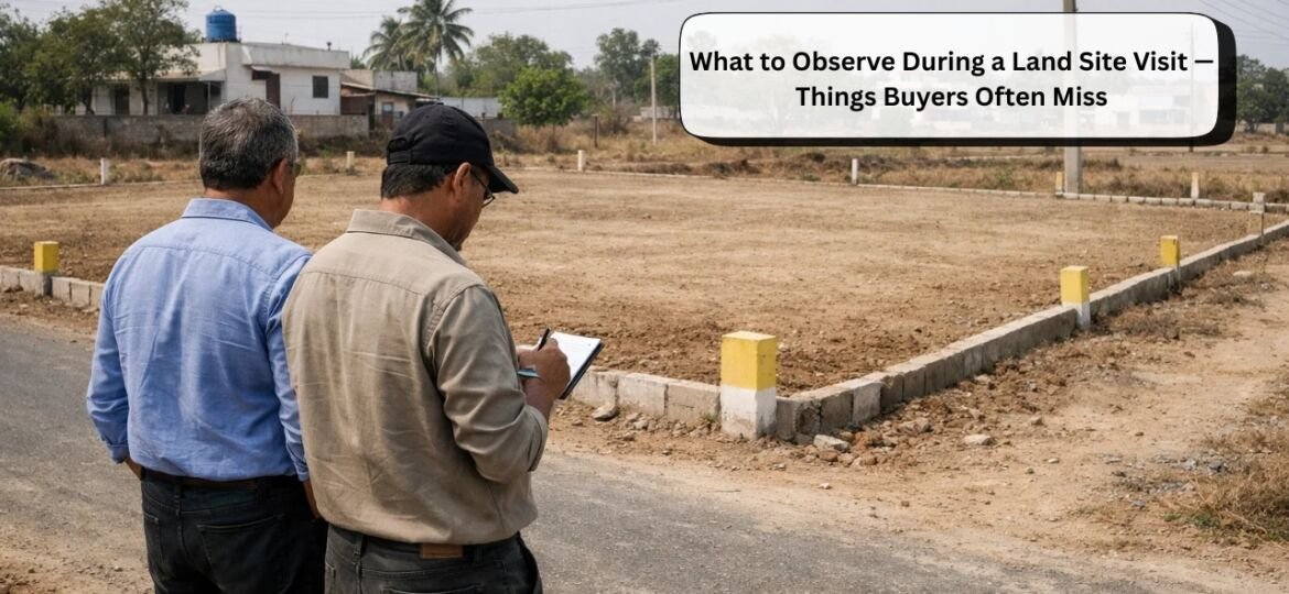 Land Site Visit || what to check before buying land || land buying decision factors