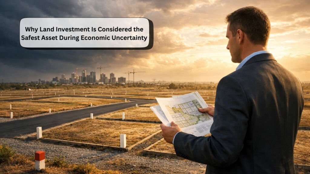 land investment || economic uncertainty || safe investment during economic uncertainty || safe real estate investment || property investment || long term property investment