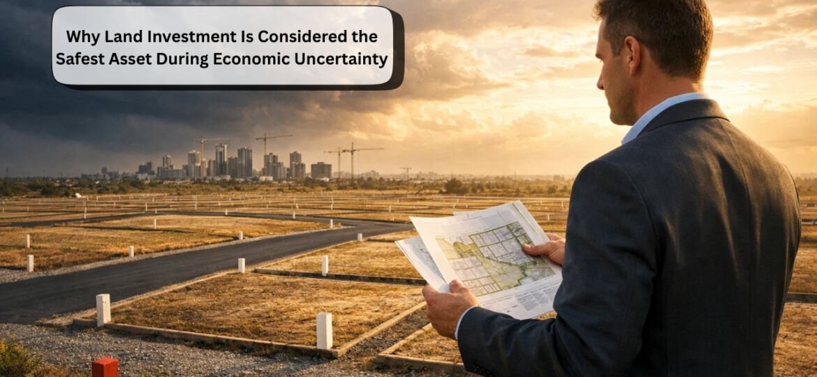 land investment || economic uncertainty || safe investment during economic uncertainty || safe real estate investment || property investment || long term property investment