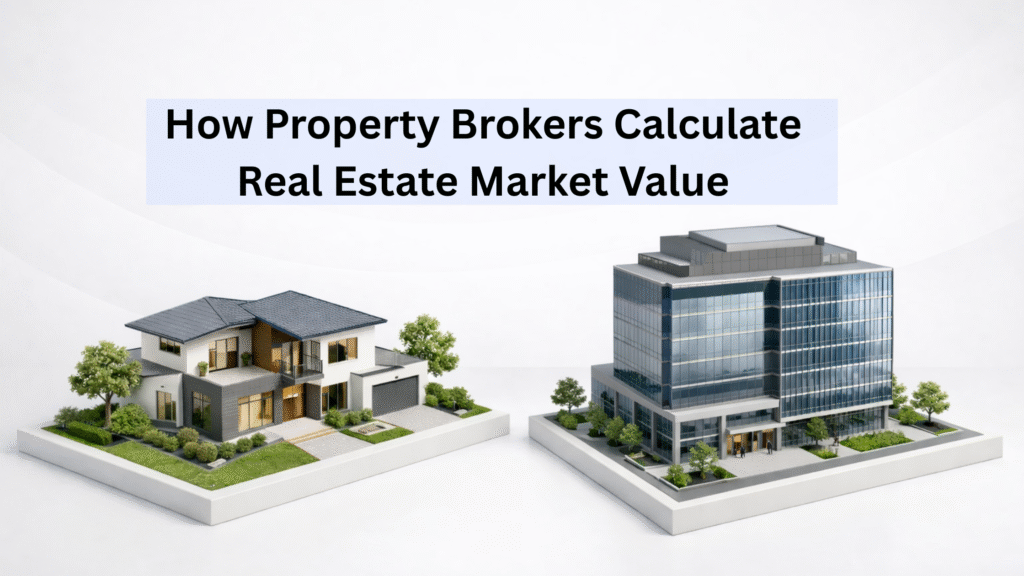 How Property Brokers Calculate Real Estate Market Value