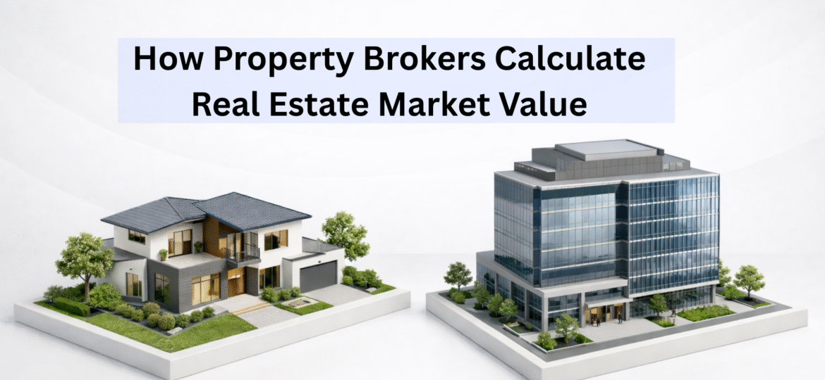 How Property Brokers Calculate Real Estate Market Value